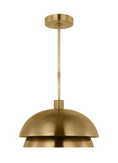 Shanti LED Pendant in Natural Brass (182|SLPD13427NB)