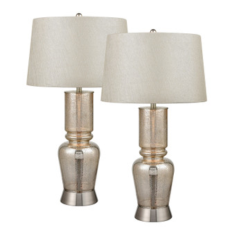 Sisely One Light Table Lamp - Set of 2 in Silver (45|S0019-9478/S2)