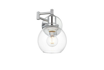 Davian One Light Swing Arm Wall Sconce in Chrome (173|LD7327W6CH)