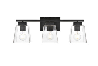 Merrick Three Light Bath Sconce in Black (173|LD7312W23BLK)