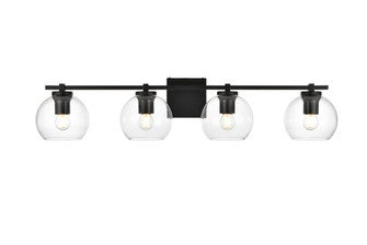 Juelz Four Light Bath Sconce in Black (173|LD7311W34BLK)