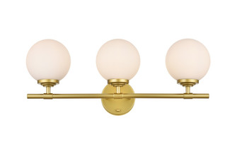 Ansley Three Light Bath Sconce in Brass (173|LD7301W24BRA)