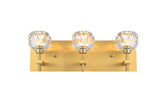 Graham Three Light Wall Sconce in Gold and Clear (173|3509W18G)
