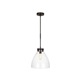 Garrett One Light Pendant in Aged Iron (454|CP1121AI)