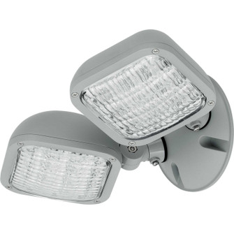 Exit Signs LED Remote Double Head in Metallic Gray (54|PEWLH-DB-82)