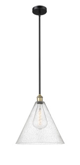 Edison One Light Pendant in Black Antique Brass (405|616-1S-BAB-GBC-164)