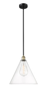 Edison One Light Pendant in Black Antique Brass (405|616-1S-BAB-GBC-162)