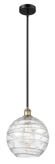 Edison One Light Mini Pendant in Black Antique Brass (405|616-1S-BAB-G1213-12)