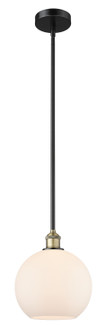 Edison One Light Mini Pendant in Black Antique Brass (405|616-1S-BAB-G121-10)