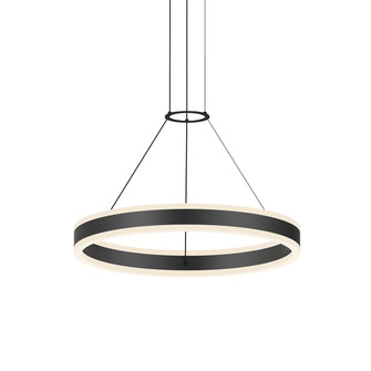 Double Corona LED Pendant in Satin Black (69|2303.25)