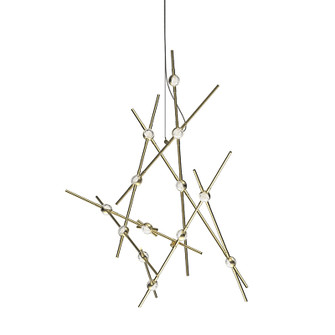 Constellation LED Lantern in Satin Brass (69|2151.38C-27)