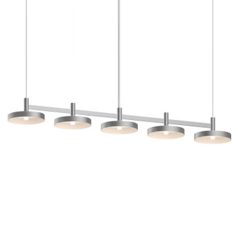 Systema Staccato LED Linear Pendant in Bright Satin Aluminum (69|1785.16-PAN)