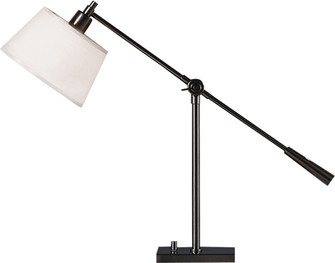 Real Simple One Light Table Lamp in Gunmetal Powder Coat over Steel (165|1823)