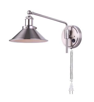 Tally One Light Wall Sconce in Brushed Nickel (387|IWF1017A01BN)