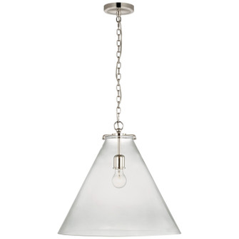 Katie Conical LED Pendant in Polished Nickel (268|TOB 5227PN/G6-CG)