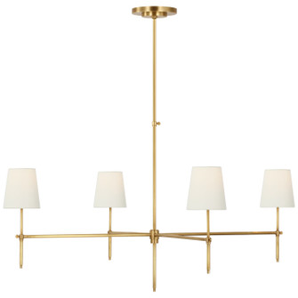 Bryant LED Chandelier in Hand-Rubbed Antique Brass (268|TOB 5195HAB-L)