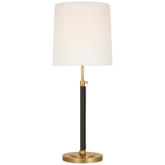 Bryant Wrapped LED Table Lamp in Hand-Rubbed Antique Brass and Chocolate Leather (268|TOB 3581HAB/CHC-L)