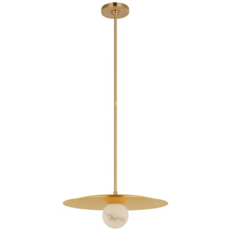 Pertica LED Pendant in Mirrored Antique Brass (268|KW 5526MAB-ALB)