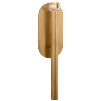 Rousseau LED Wall Sconce in Antique-Burnished Brass (268|KW 2281AB-CG)