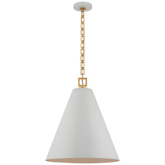 Theo LED Pendant in Soft White and Gild (268|JN 5323SW/G)