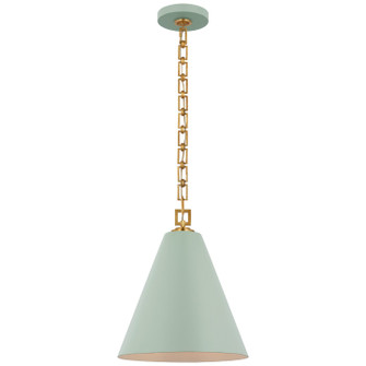 Theo LED Pendant in Pale Blue and Gild (268|JN 5321PLB/G)