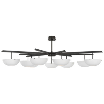 Valencia LED Chandelier in Bronze (268|ARN 5522BZ-WHT)