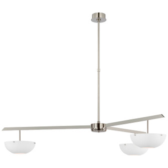 Valencia LED Chandelier in Polished Nickel (268|ARN 5520PN-WHT)