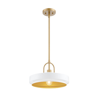 Odea One Light Pendant in Matte White (43|D295M-14P-MW)