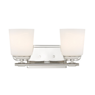 Stella Two Light Vanity in Polished Nickel (43|D291M-2B-PN)