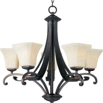 Oak Harbor Five Light Chandelier in Rustic Burnished (16|21065FLRB)