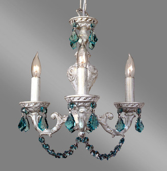 Gabrielle Color Four Light Mini Chandelier in Antique White (92|8335 AW AG)