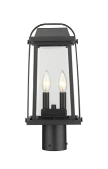 Millworks Two Light Outdoor Post Mount Fixture in Black (224|574PHMR-BK) Millworks Two Light Outdoor Post Mount Fixture in Black (224|574PHMR-BK)