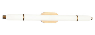 Finnegan LED Vanity in Aged Gold Brass (423|S10436AG)