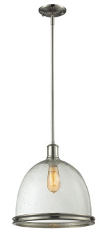 Mason One Light Pendant in Brushed Nickel (224|718P13-BN)