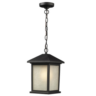 Holbrook One Light Outdoor Chain Mount Ceiling Fixture in Black (224|507CHM-BK)