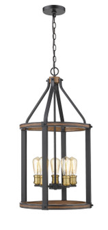 Kirkland Five Light Chandelier in Rustic Mahogany (224|472-5P-RM)