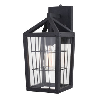 Gage One Light Outdoor Wall Mount in Volcanic Black (63|T0589)
