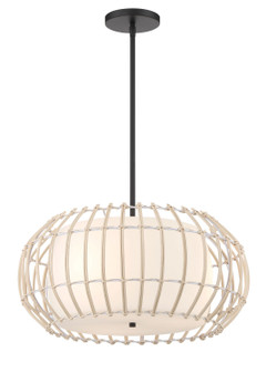 Watermill by Robin Baron Three Light Pendant in Coal (7|1105-66A)