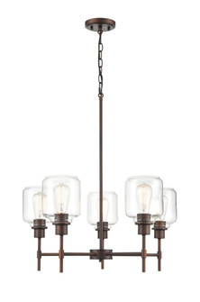 Asheville Five Light Chandelier in Rubbed Bronze (59|6905-RBZ)