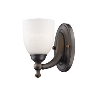 One Light Wall Sconce in Rubbed Bronze (59|621-RBZ)