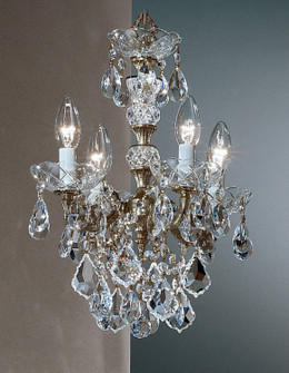 Madrid Imperial Four Light Mini Chandelier in Roman Bronze (92|5544 RB PAM)