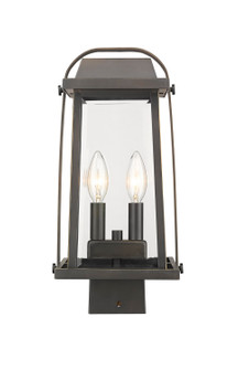 Millworks Two Light Outdoor Post Mount Fixture in Oil Rubbed Bronze (224|574PHMS-ORB)