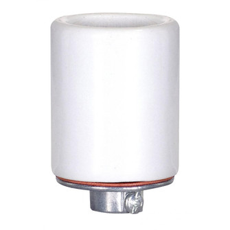 Keyless Porcelain Socket With Metal 1/4 Ips Cap in Glazed (230|80-1078)