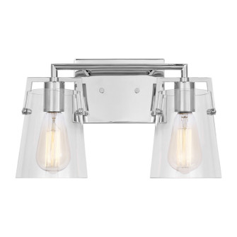 Crofton Two Light Bath in Chrome (454|DJV1032CH) Crofton Two Light Bath in Chrome (454|DJV1032CH)