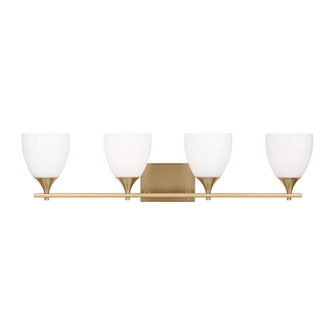 Toffino Four Light Bath in Satin Brass (454|DJV1024SB)