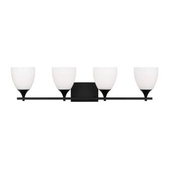 Toffino Four Light Bath in Midnight Black (454|DJV1024MBK)