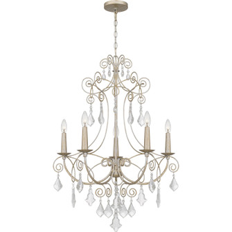 Merida Five Light Chandelier in Vintage Gold (10|MER5028VG)