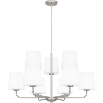 Gallagher Nine Light Chandelier in Brushed Nickel (10|GGR5032BN)