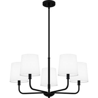 Gallagher Five Light Chandelier in Matte Black (10|GGR5028MBK)