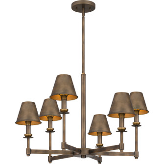 Cross Six Light Chandelier in Statuary Bronze (10|CRO5026SU)